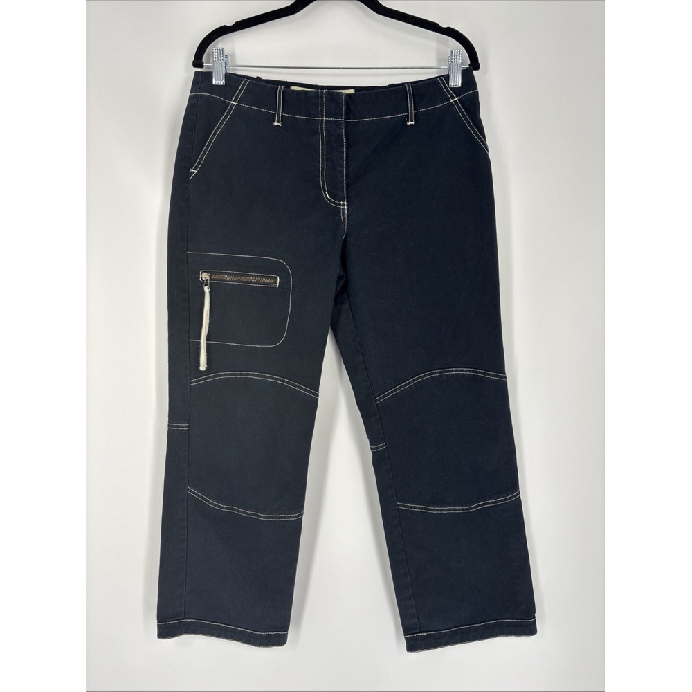 Sitwell Anthropologie Cropped Cargo Wide Leg Pants - Size 10